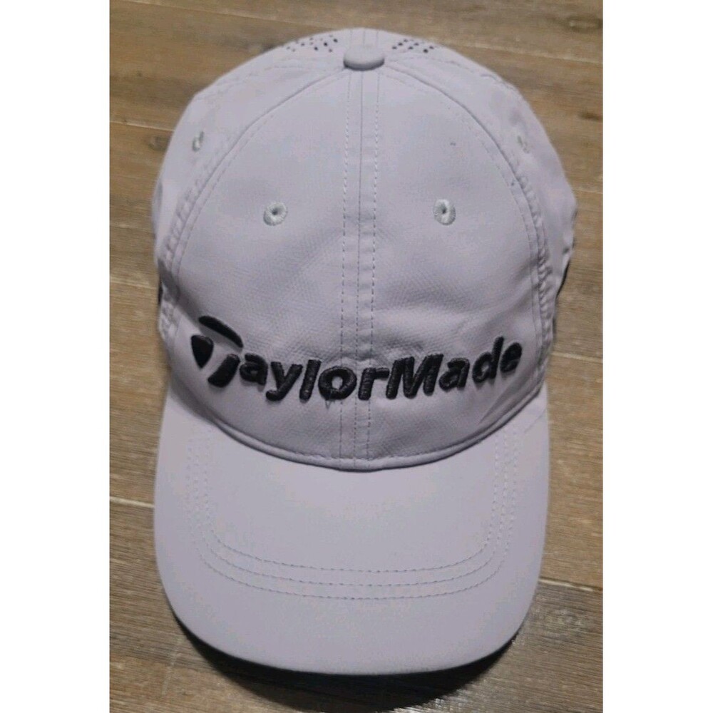 TaylorMade Golf Hat Baseball Cap Gray with Black Embroidery M1 TP5